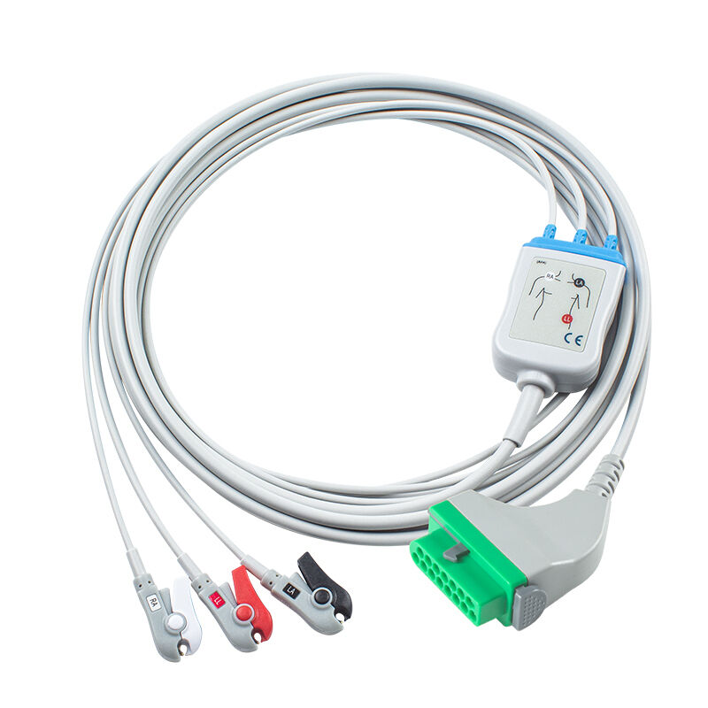 Fukuda Denshi CIO-07CTP-5NA CIO-07CTP-3NA ЭКГ кабель 15Pin DSL-8001 DSL-8001R Динаскоп DS-8100 DS-8200 DS-8500