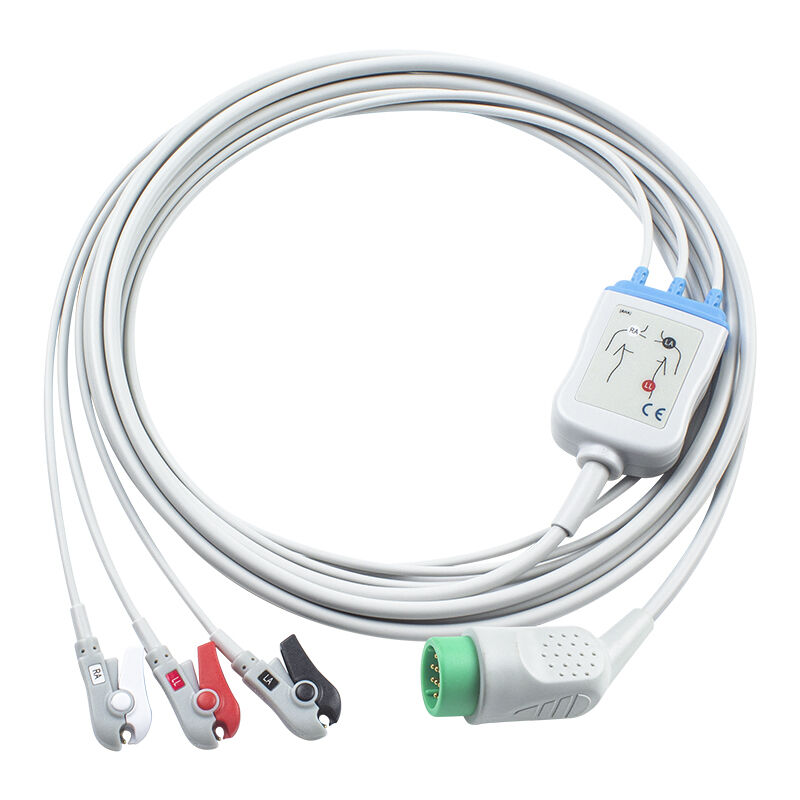 Кабель и электроды ЭКГ для Stryker M-edtronic Physio-control LIFEPAK 12 LIFEPAK 20E LIFEPAK 120 LIFEPAK 15