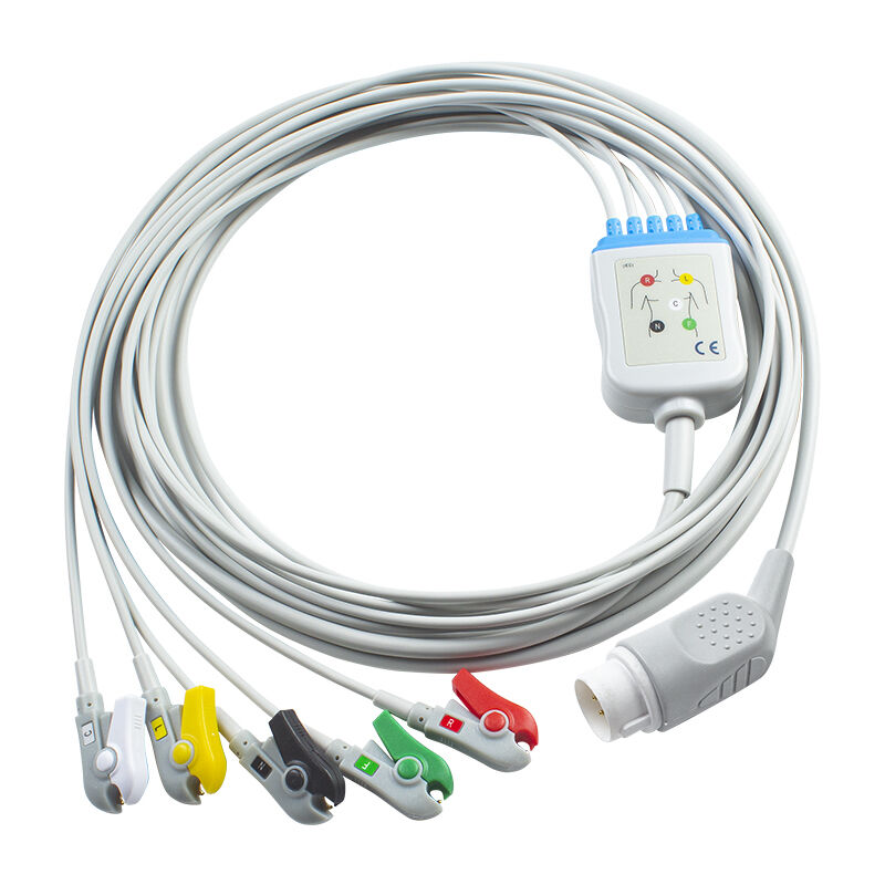 Ph 43100A 8-контактный кабель ЭКГ и провода дефибриллятор hp CodeMaster XL+