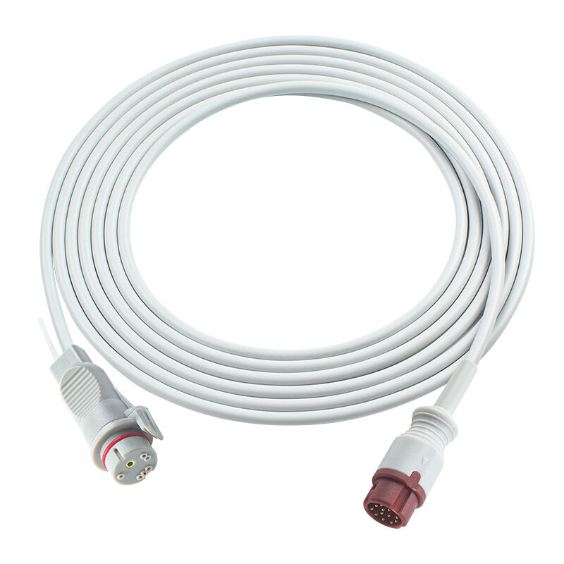 Бистос IBP адаптерный кабель 12Pin к Эдварду Аргону BD Abbott BB PVB Юта Medex Mindray Connector для BT-710 BT-720 BT-740 BT-770 BT-780