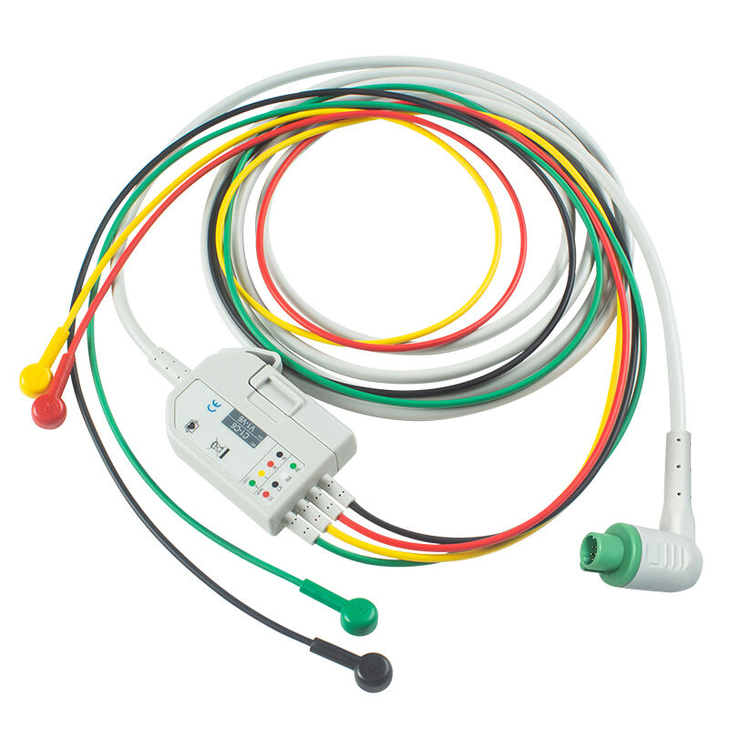 Stryker M-edtronic Физиоконтроль LIFEPAK 12 120 15 Дефибриллятор ЭКГ ЭКГ Кабель и провода 11111-000018 11111-000020
