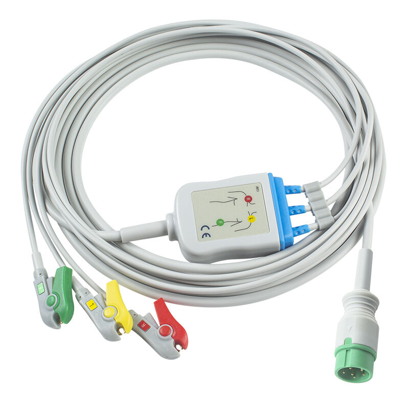 Zoncare PM7000D Кабель ЭКГ в 3/4/5 отведениях и провода