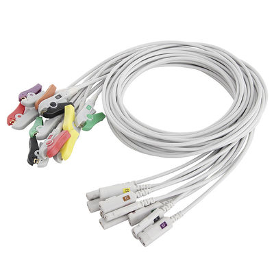 Руководство ECG Leadwires 10 CONMED ECG привязывает Leadwires хватальщика EKG IEC 4,0