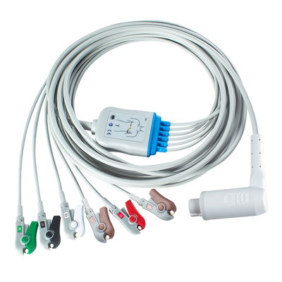 Корпулы 3 6Лид IEC Grabber Patient Cable с цветовым кодированием AHA/IEC